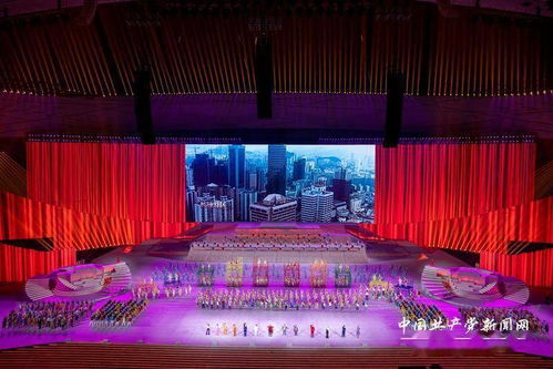 高清组图 庆祝中国共产党成立100周年文艺演出 伟大征程 盛大举行
